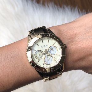 Fossil Multifunction Gold Stainless Watch